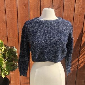 Knitted Cropped Sweater